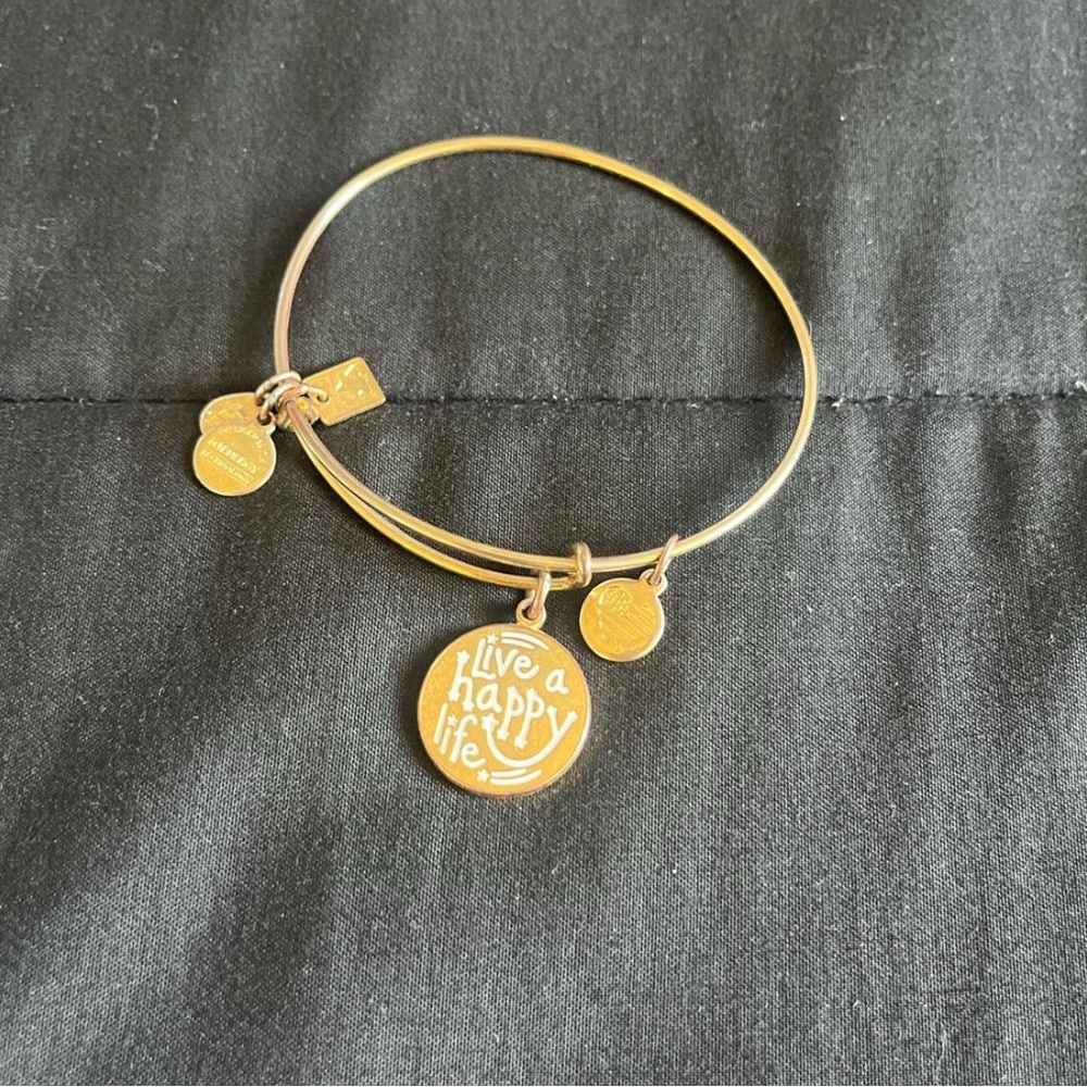 Alex and Ani Gold Charm Bracelet
